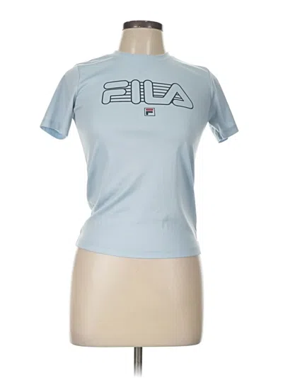 Pre-owned Fila Active T-shirt In Blue