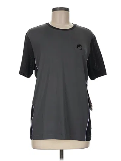 Pre-owned Fila Active T-shirt In Gray