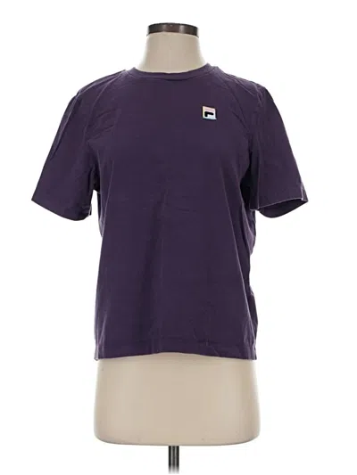 Pre-owned Fila Active T-shirt In Purple