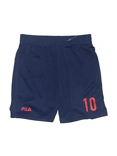 Pre-owned Fila Kids'  Athletic Shorts In Blue