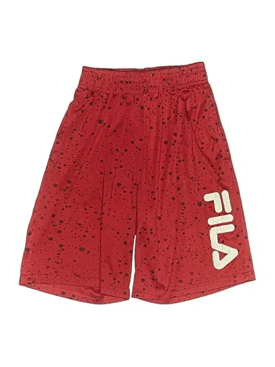 Pre-owned Fila Kids'  Athletic Shorts In Red