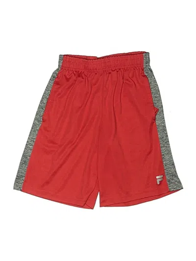 Pre-owned Fila Kids'  Athletic Shorts In Red
