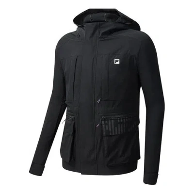 Fila Athletics Cargo Woven Zipper Jacket Black