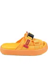 Fila Atlas Buckle-strap Sandals In Orange