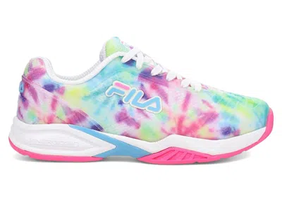 Pre-owned Fila Axilus 2 Energized (women's) Sneakers In Lettuce Green/ethereal Blue/white