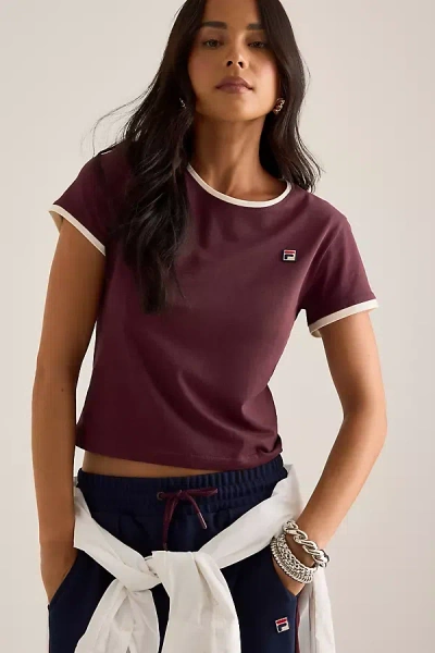 Fila Azzura Baby T-shirt In Brown