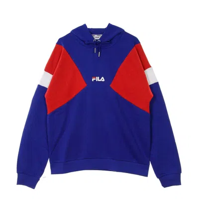 Fila Bade Surf The Web Men's Lightweight Hooded Sweatshirt/true Red/bright White In Multi