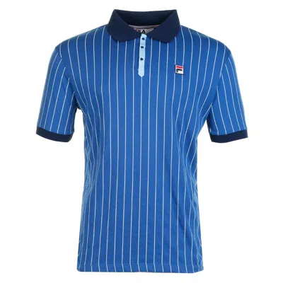 Fila Bb1 Classic Vintage Striped Polo Shirt Limoges In Multi