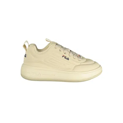 Fila Beige Polyester Athletic Sneakers In Neutral