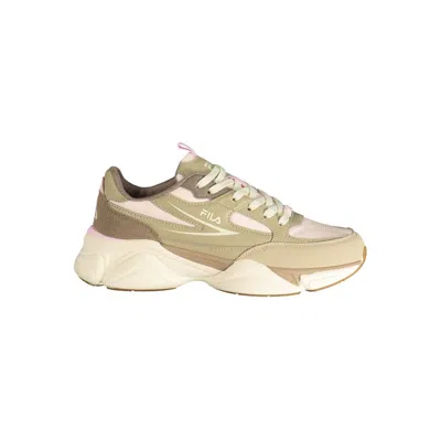 Fila Beige Polyurethane Women's Sneaker In Green