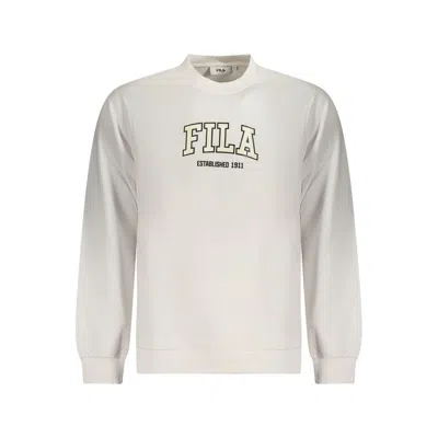 Fila Bianco Cotton Men's Sweatshirt In White