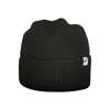 Fila Black Acrylic Men's Cap In Black