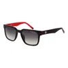Fila Black Cellulose Acetate Sunglasses In Multi