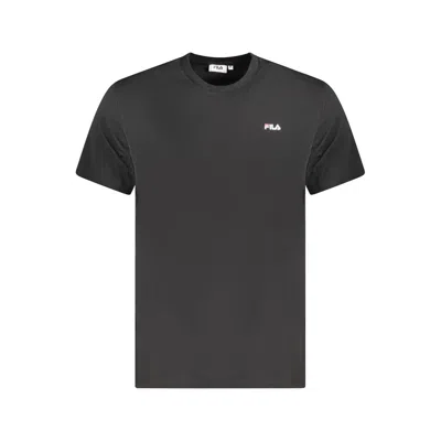 Fila Black Cotton Men T-shirt