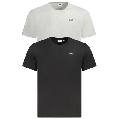 Fila Black Cotton Men T-shirt