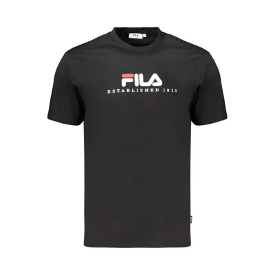 Fila Black Cotton Men's T-shirt