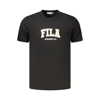 Fila Black Cotton Men's T-shirt