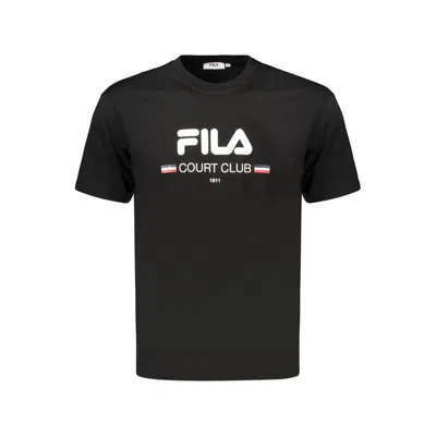 Fila Black Cotton Men's T-shirt