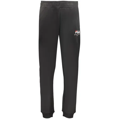Fila Black Cotton Mens Trousers