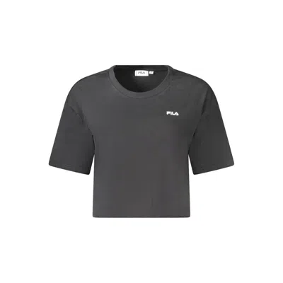 Fila Black Cotton Women's T-shirt
