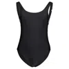 Fila Black Elastane Swimwear In Black