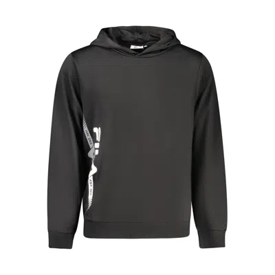 Fila Black Polyester Men's Sweatshirt