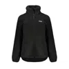 Fila Black Polyester Women Jacket In Black