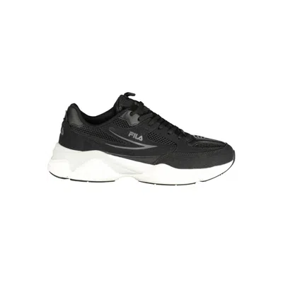 Fila Mesh-panel Sneakers In Black