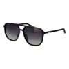 Fila Black Rubber Sunglasses In Blue