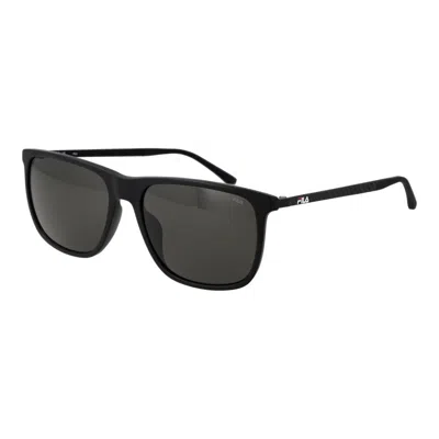 Fila Black Rubber Sunglasses