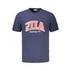 Fila Blue Cotton Men T-shirt