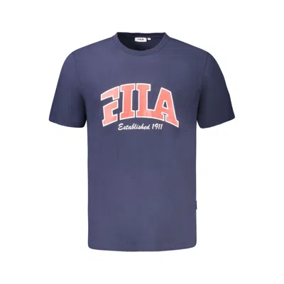 FILA BLUE COTTON MEN T-SHIRT