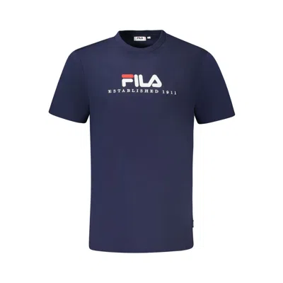 Fila Blue Cotton T-shirt