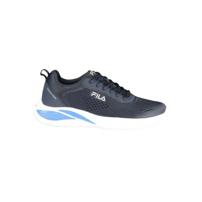 Fila Blue Polyester Athletic Sneakers In Multi