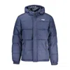 Fila Blue Polyester Men Jacket In Blue
