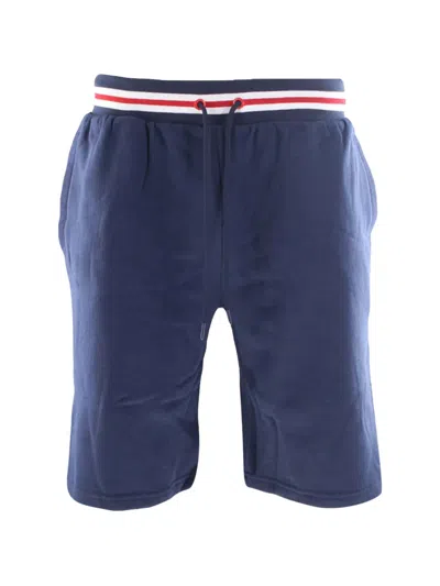 Fila Bron Striped-waistband Shorts In Blue