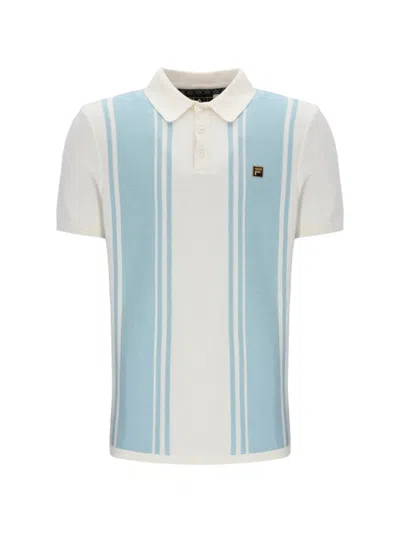 Fila Buddy Logo-patch Polo Shirt In White