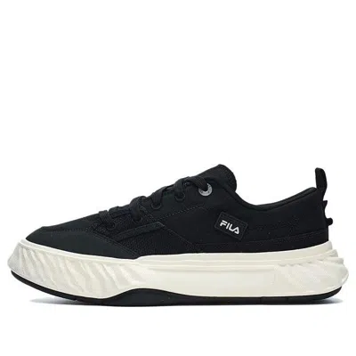 Fila Canvas Low Nonslip Durable Shoes 'black White'