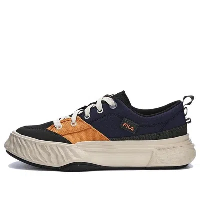 Fila Canvas Low Nonslip Durable Shoes 'blue Green Orange'