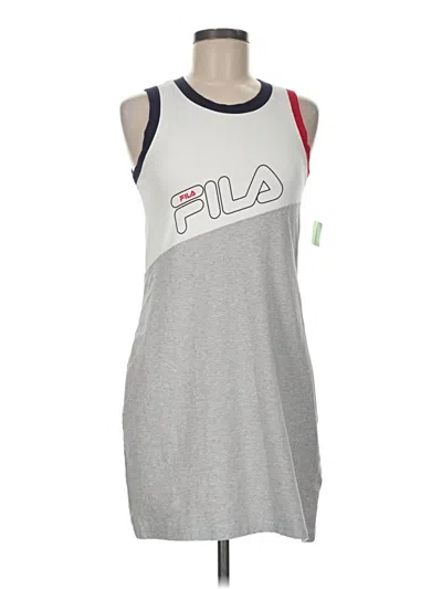 Pre-owned Fila Casual Dress In Gray