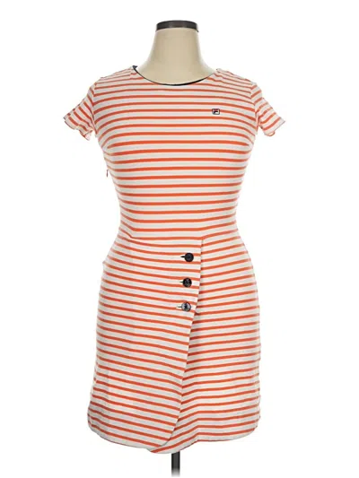 Pre-owned Fila Casual Dress In Orange