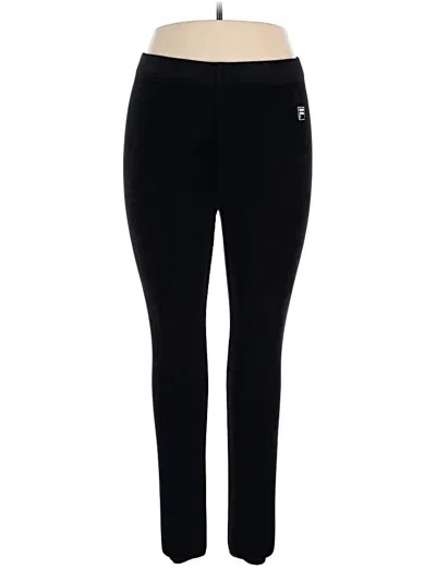 Pre-owned Fila Casual Pants In Black