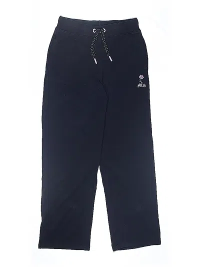 Pre-owned Fila Kids'  Casual Pants In Black