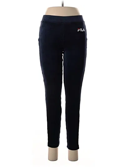 Pre-owned Fila Casual Pants In Blue