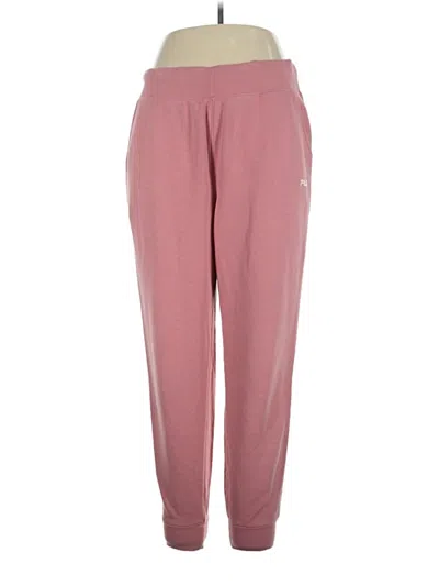 Pre-owned Fila Casual Pants In Pink