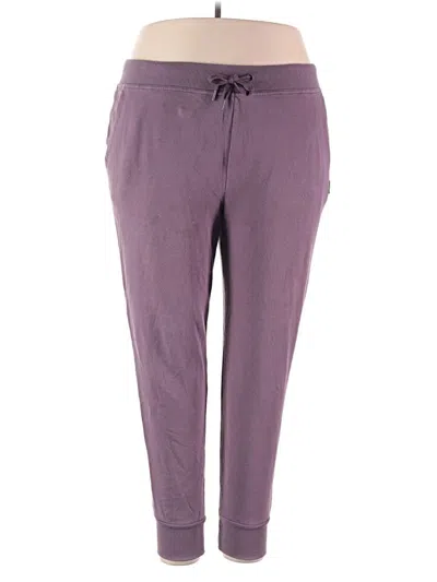 Pre-owned Fila Casual Pants In Purple