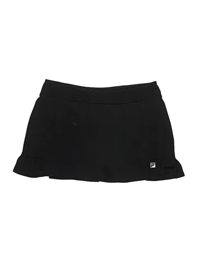 Pre-owned Fila Casual Skirt In Black