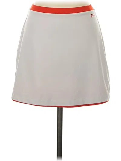 Pre-owned Fila Casual Skirt In Gray