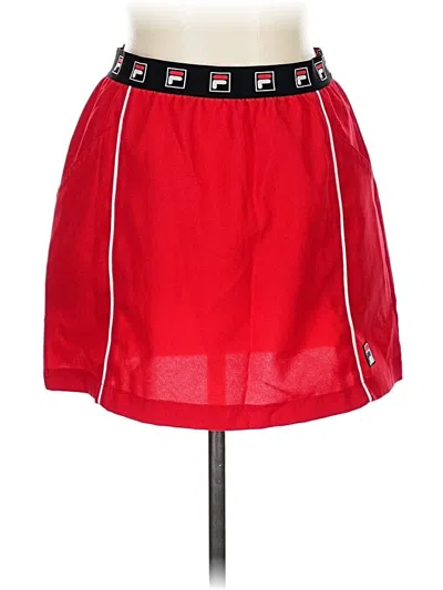 Pre-owned Fila Casual Skirt In Red