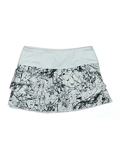 Pre-owned Fila Casual Skirt In Silver